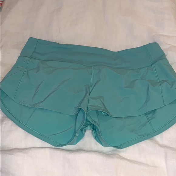 lululemon athletica Pants - Teal/Green lululemon speed up 2.5 shorts